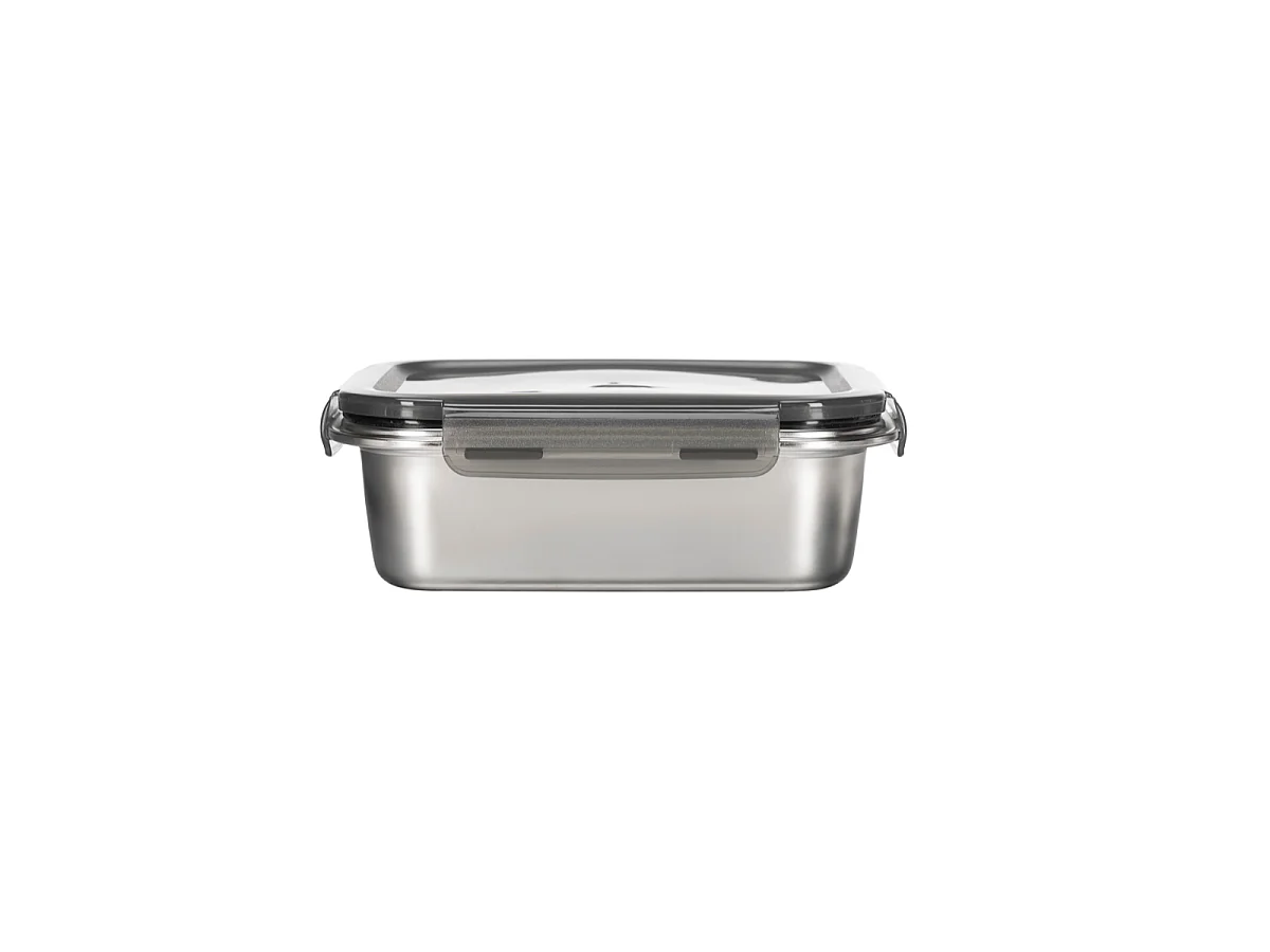 5 boîtes rectangulaires inox
