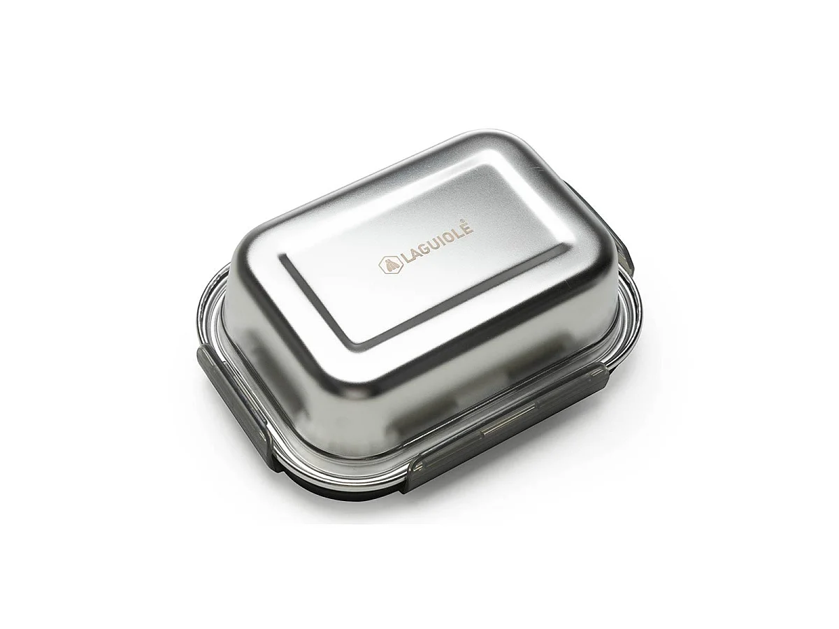 7 boîtes rectangulaires inox