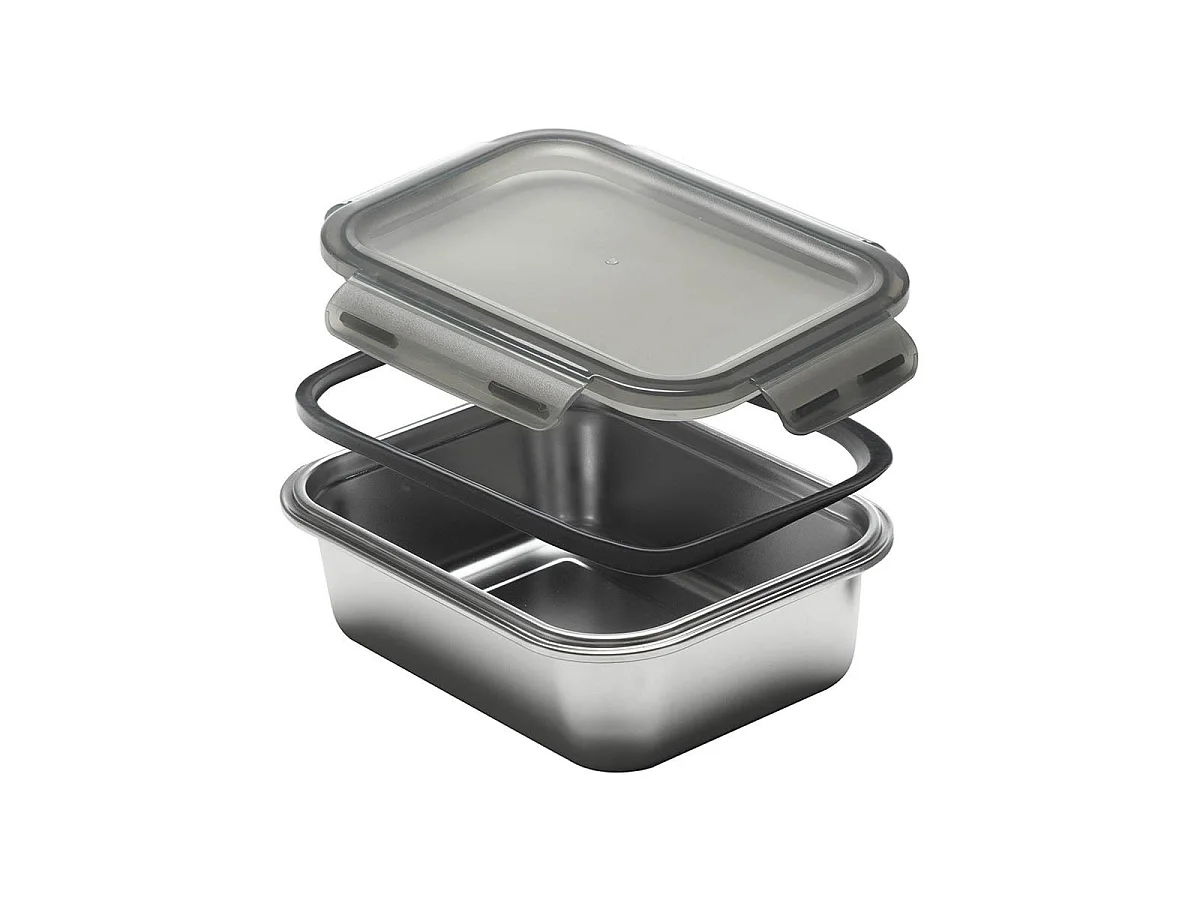 3 boites rectangulaires inox