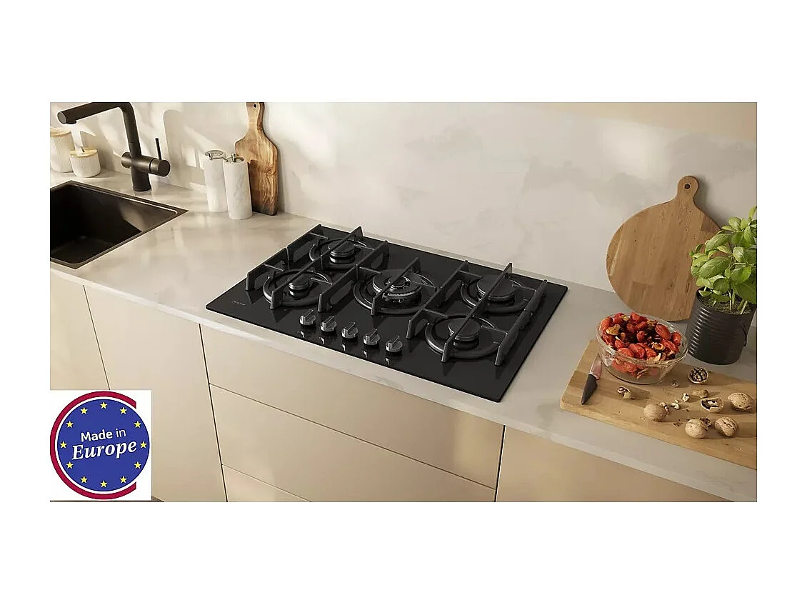 Neff Table de cuisson gaz 75cm 5 feux 11500w - T27PIQ4S0