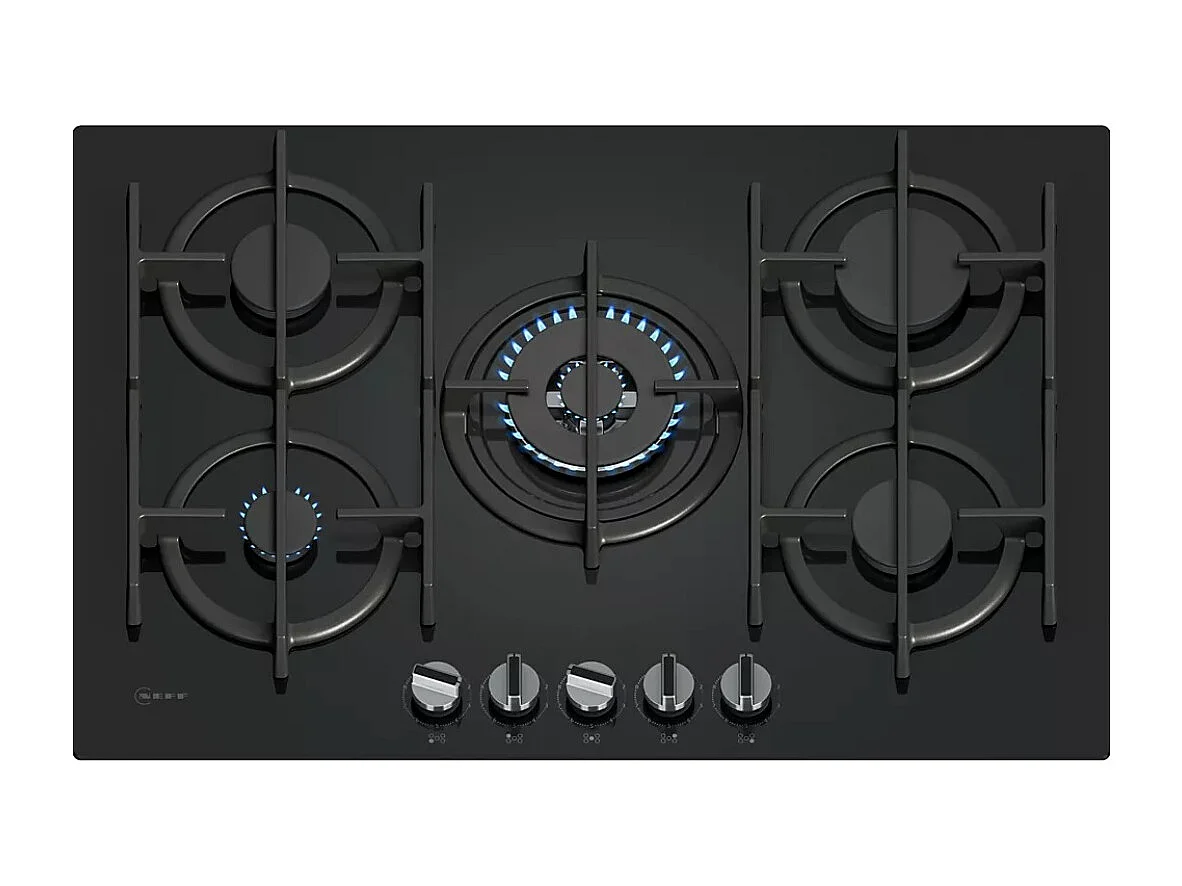 Neff Table de cuisson gaz 75cm 5 feux 11500w - T27PIQ4S0