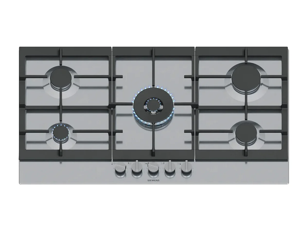 Siemens Table de cuisson gaz 90cm 5 feux 12500w - EC9A5RI90