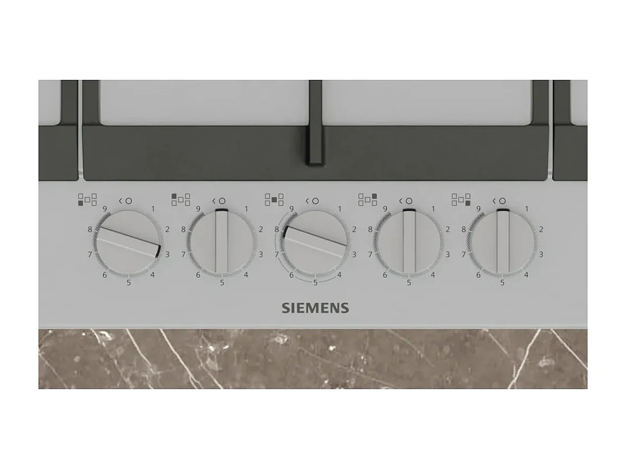 Siemens Table de cuisson gaz 90cm 5 feux 12500w - EC9A5RI90