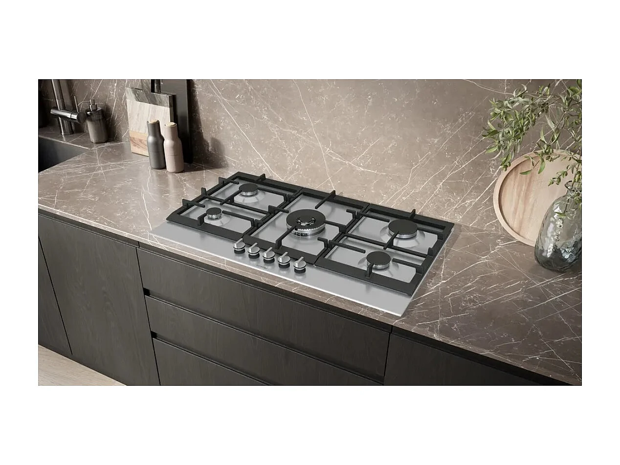 Siemens Table de cuisson gaz 90cm 5 feux 12500w - EC9A5RI90