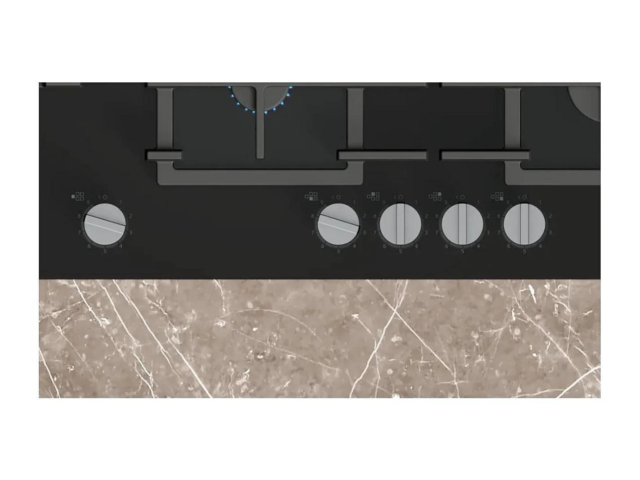 Siemens Table de cuisson gaz 90cm 5 feux 11500w - EP9A6MI40