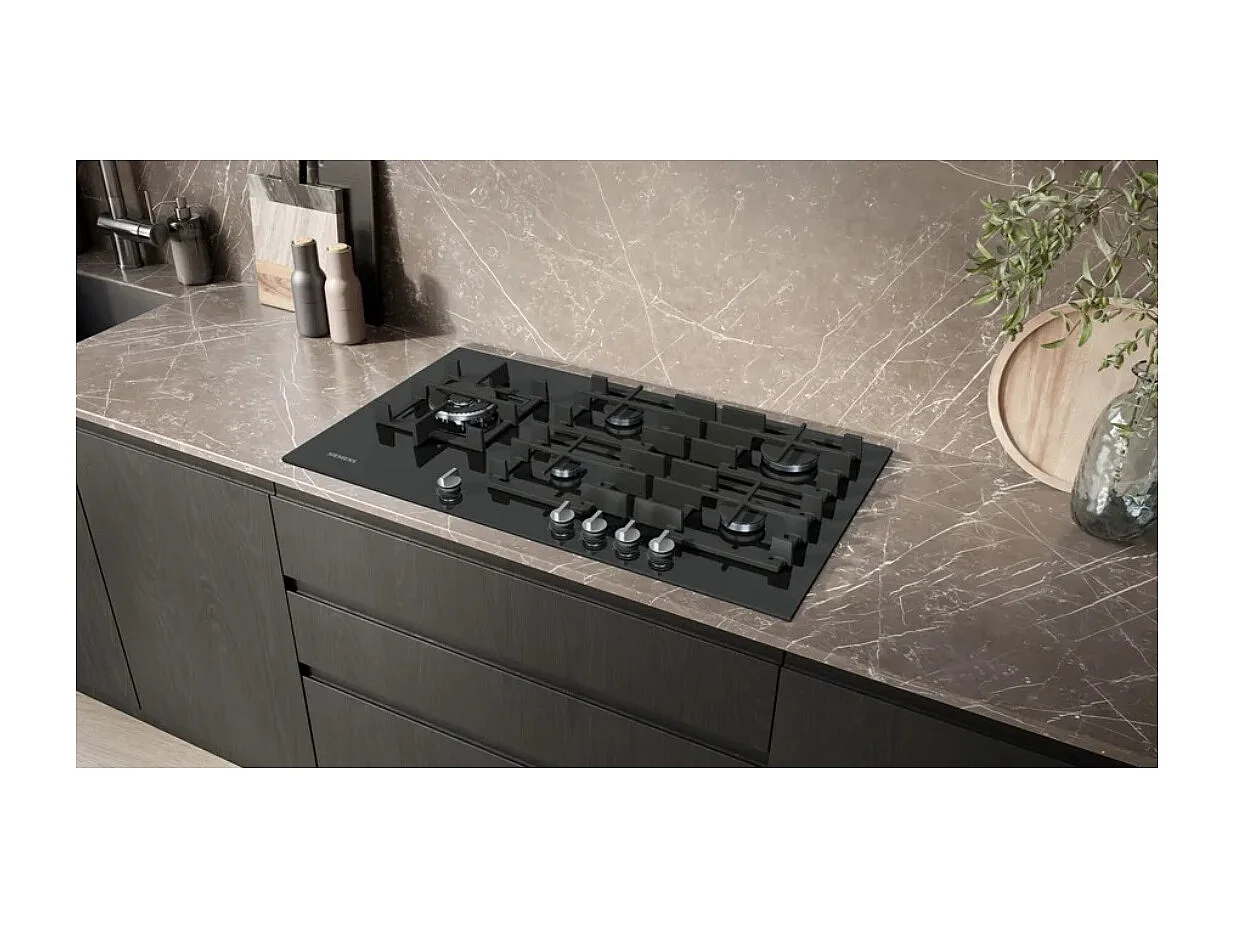 Siemens Table de cuisson gaz 90cm 5 feux 11500w - EP9A6MI40