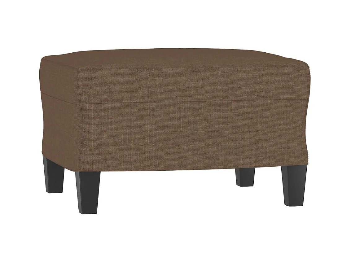 Repose-pied Marron 60x50x41 cm Tissu