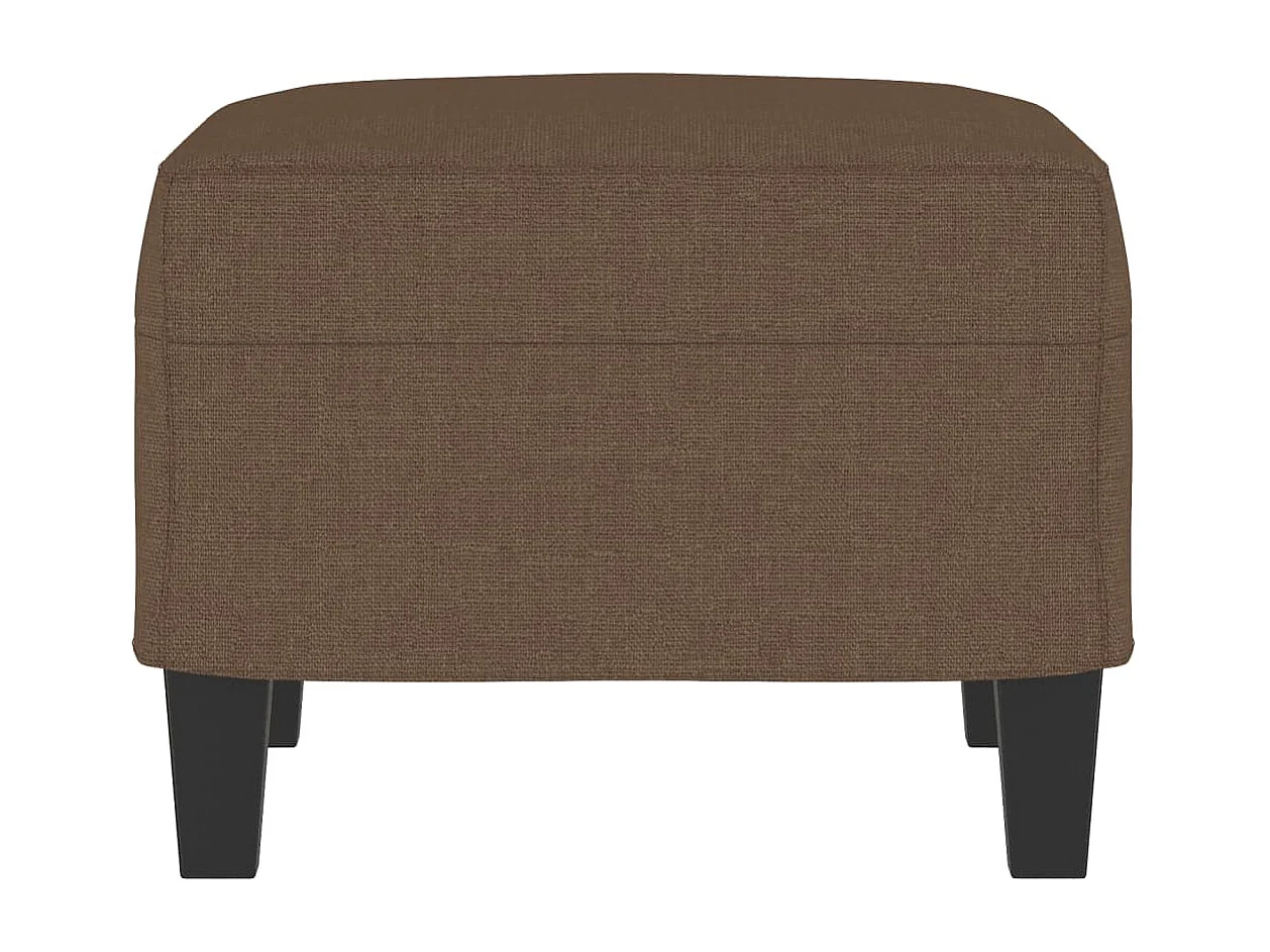 Fußhocker Braun 60x50x41 cm Stoff