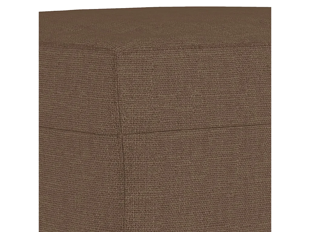 Fußhocker Braun 60x50x41 cm Stoff