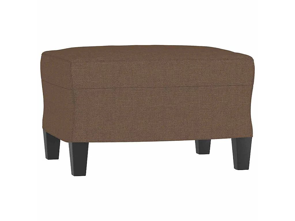 Voetenbank 60x50x41 cm stof bruin