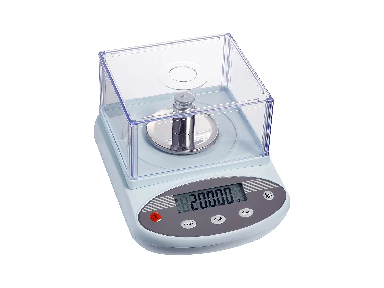 Balance Analytique SucceBuy 500 g x 0,001 g 13 Unités, LCD, Pare-Brise, avec Pare-Brise pour des Mesures Précises