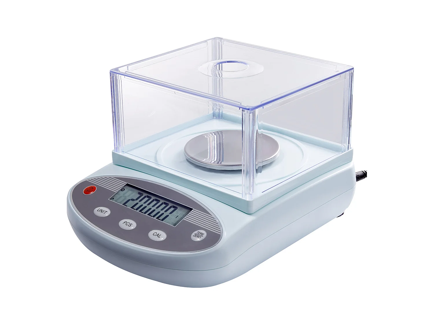 Balance Analytique SucceBuy 500 g x 0,001 g 13 Unités, LCD, Pare-Brise, avec Pare-Brise pour des Mesures Précises