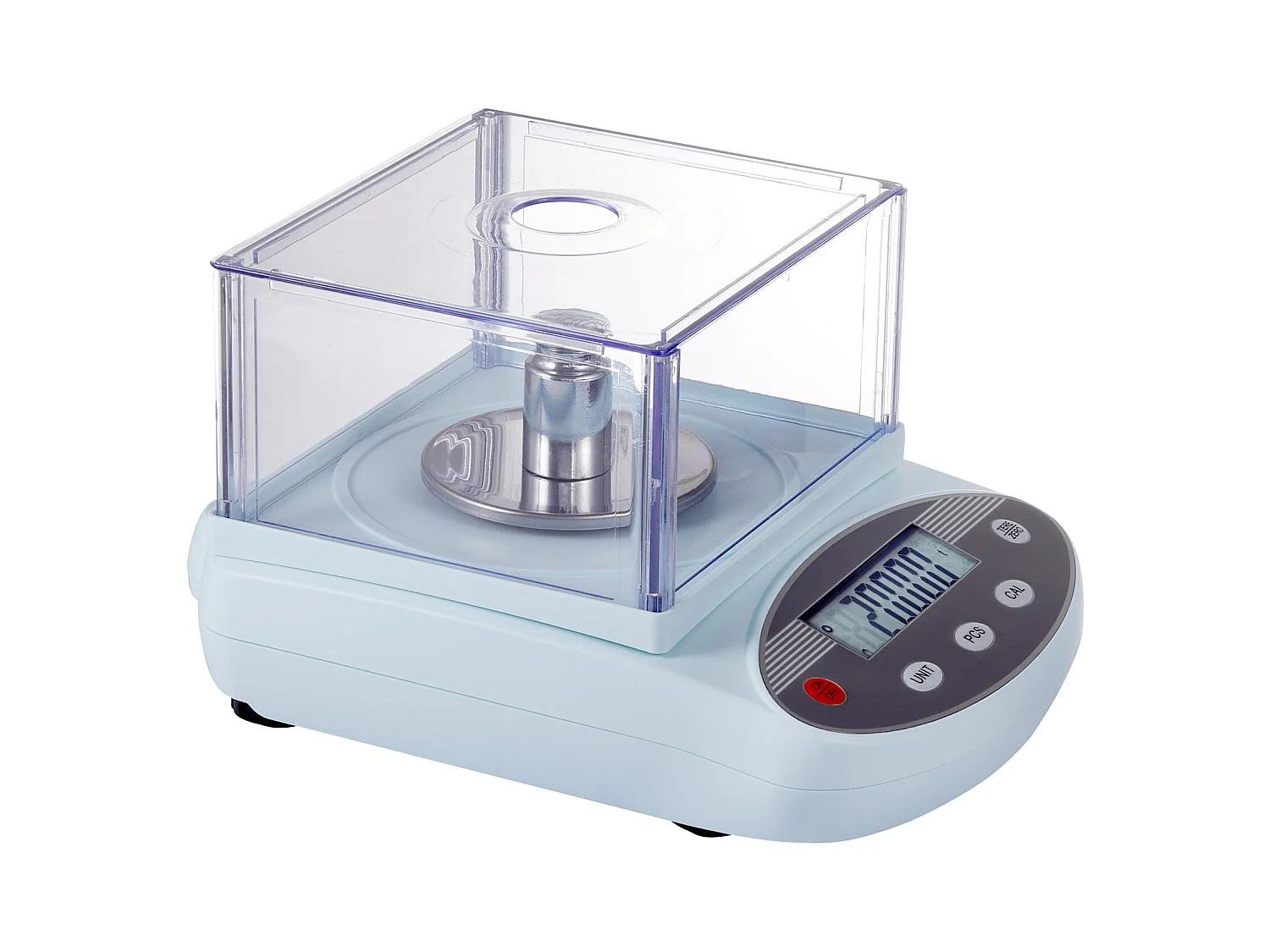 Analysenwaage SucceBuy 500 g x 0,001 g 13 Einheiten, LCD, Windschutzscheibe, mit Windschutzscheibe für Präzise Messungen
