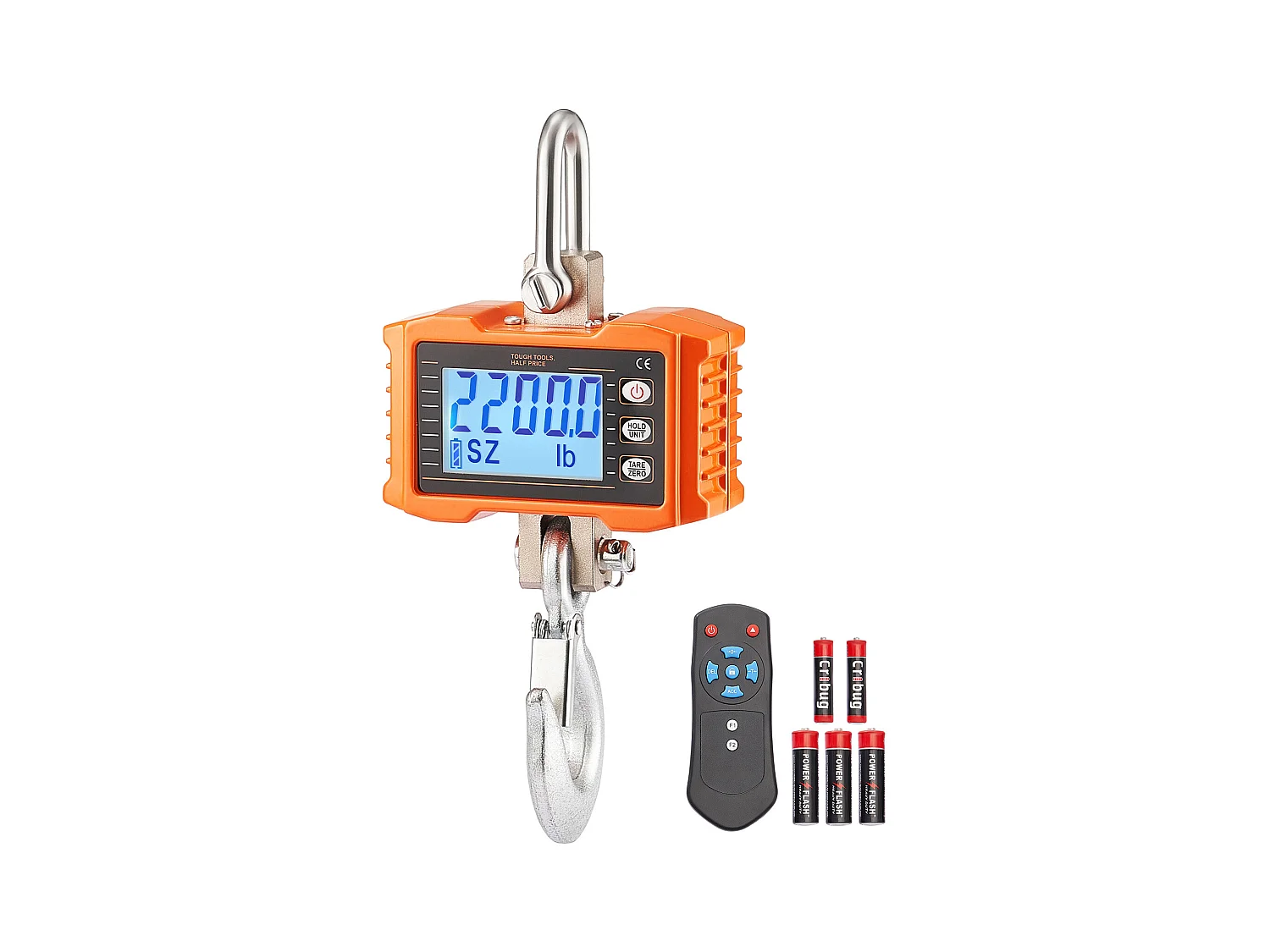 Balance Suspendue Numérique SucceBuy 1000 kg, Boîtier en Aluminium Moulé et Écran LCD, Haute Précision