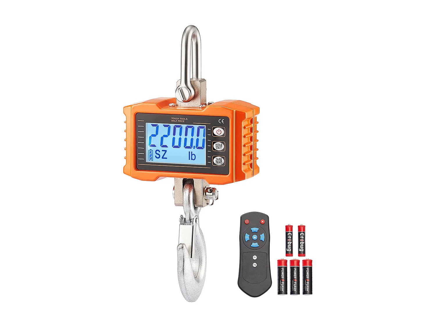 Balance Suspendue Numérique SucceBuy 1000 kg, Boîtier en Aluminium Moulé et Écran LCD, Haute Précision