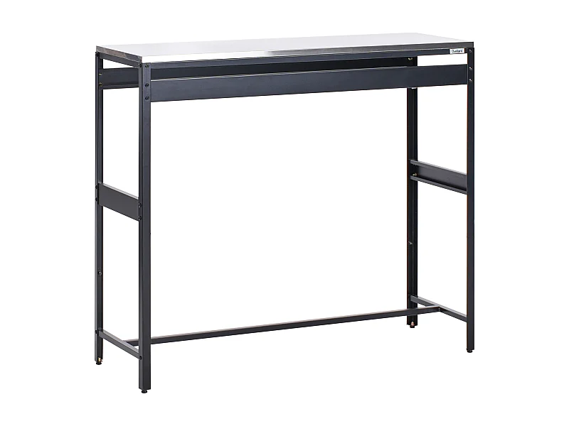 Mesa de bar para exterior MAENZA Negro 40 cm 120 cm Metal