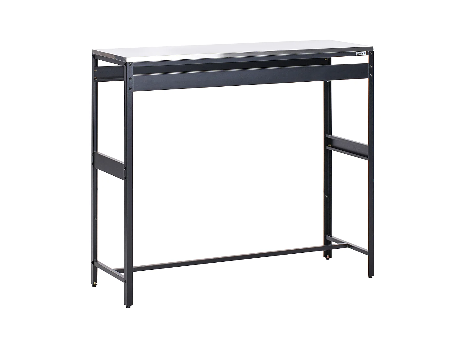 Table de bar pour l'extérieur MAENZA Noir 40 cm 120 cm Métal