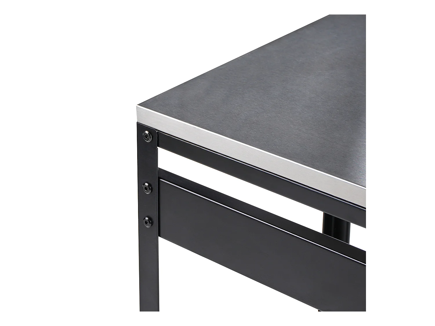 Table de bar pour l'extérieur MAENZA Noir 40 cm 120 cm Métal