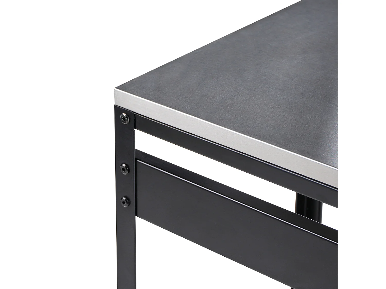 Table de bar pour l'extérieur MAENZA Noir 40 cm 120 cm Métal