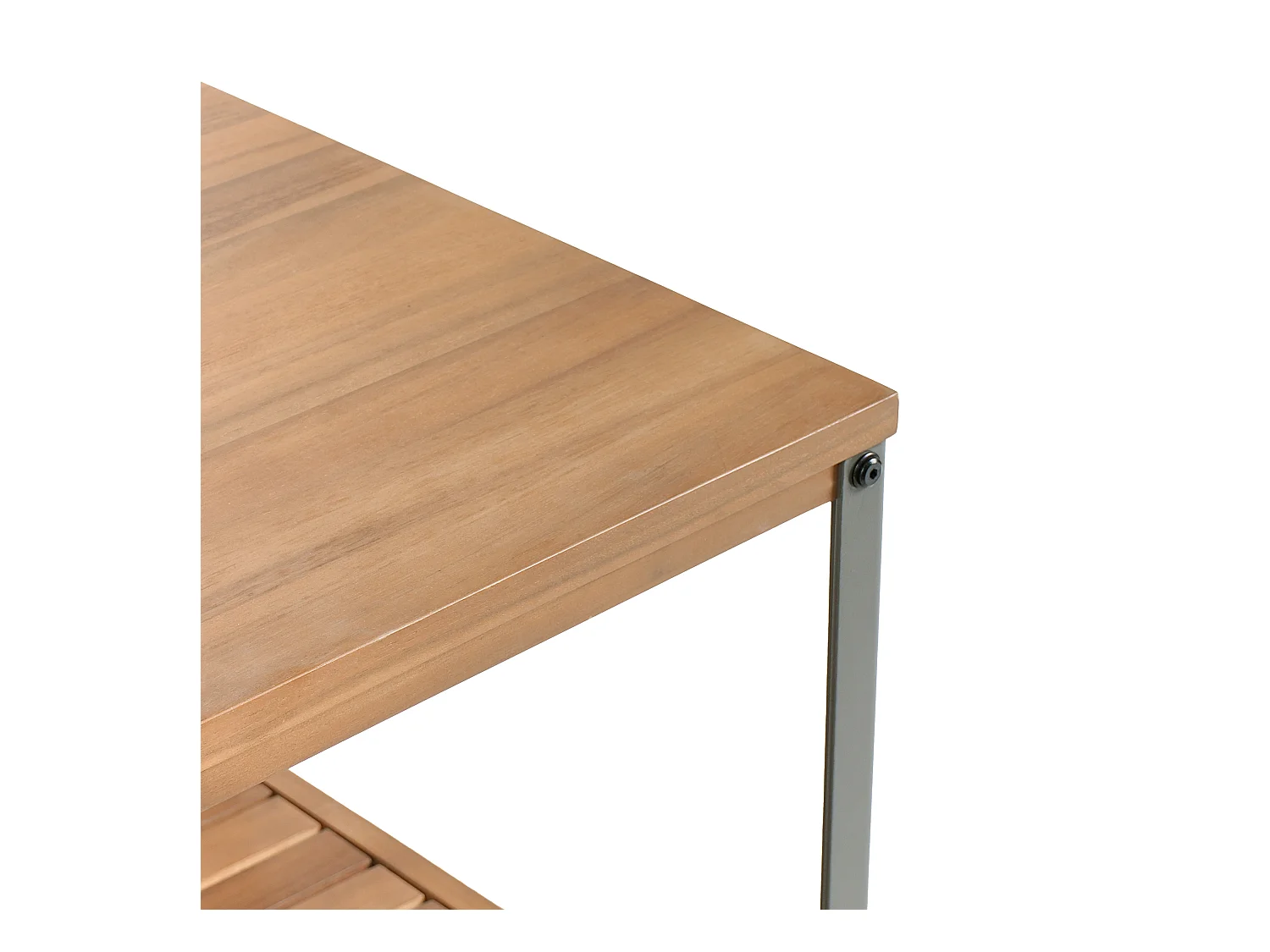 Ilot de cuisine extérieure IVREA Bois d'acacia certifié Marron