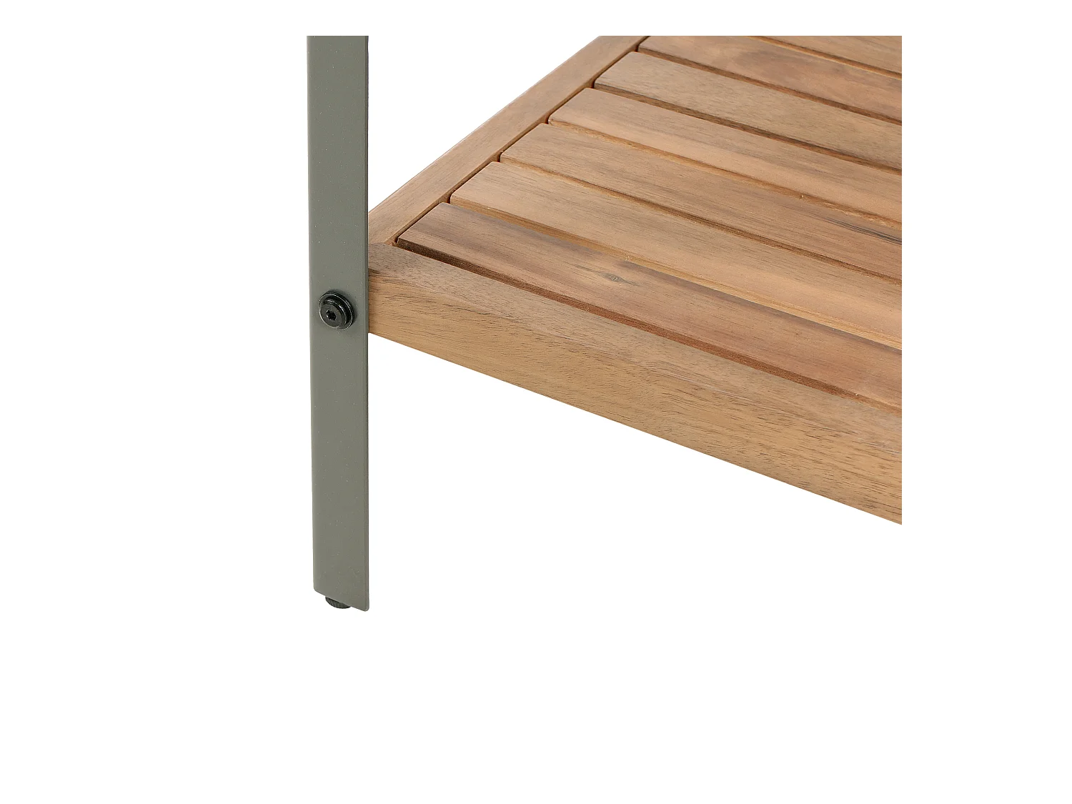 Ilot de cuisine extérieure IVREA Bois d'acacia certifié Marron