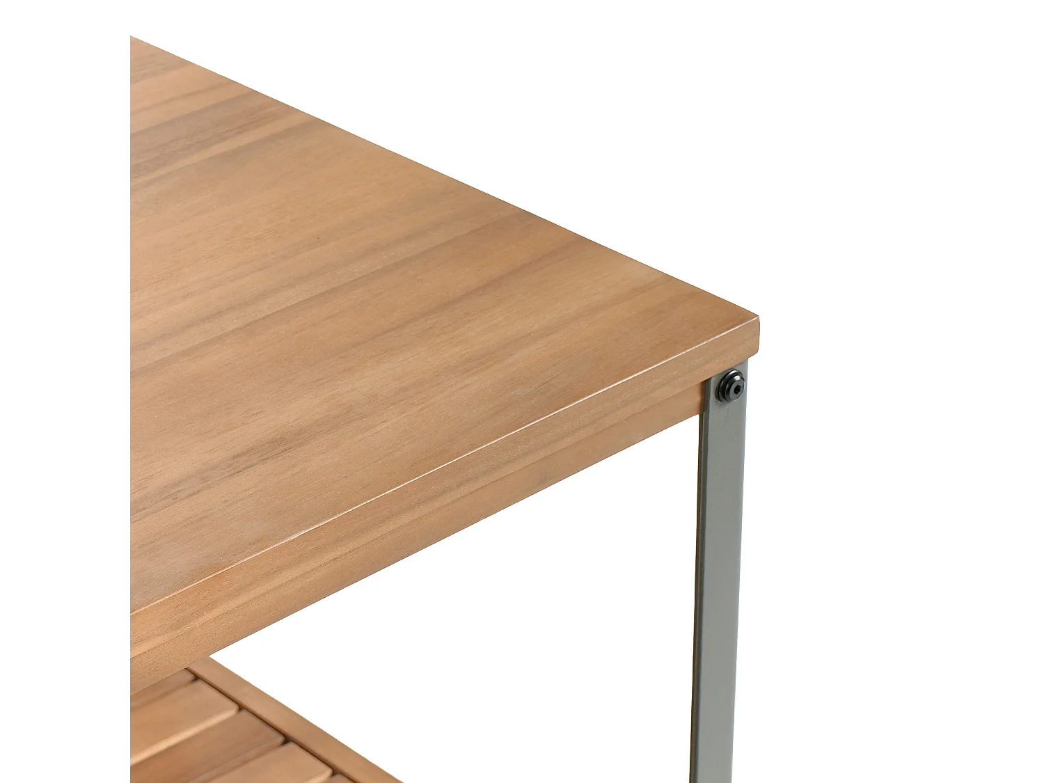 Ilot de cuisine extérieure IVREA Bois d'acacia certifié Marron