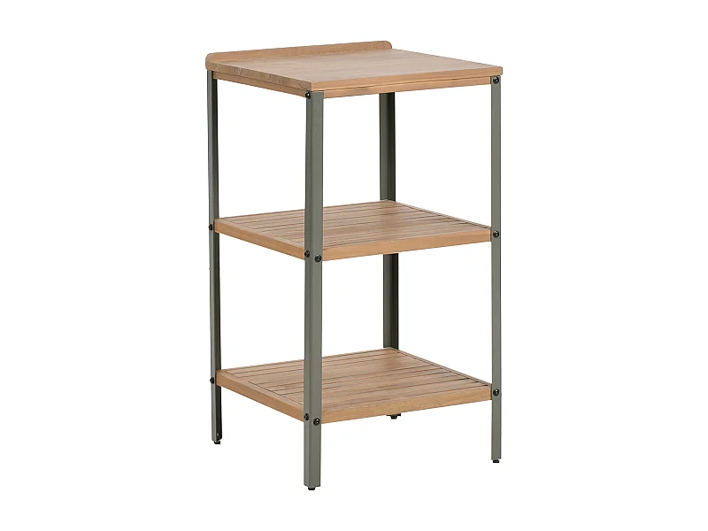 Outdoor-Kücheninsel IVREA zertifiziertes Akazienholz Braun