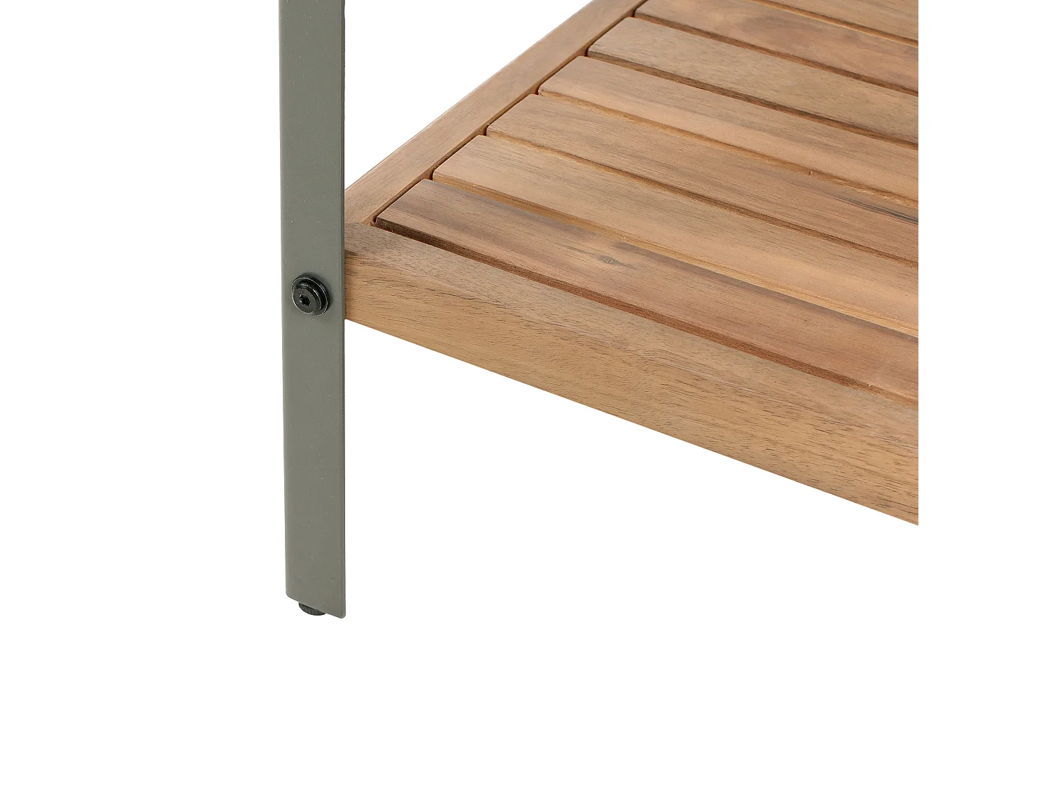 Ilot de cuisine extérieure IVREA Bois d'acacia certifié Marron