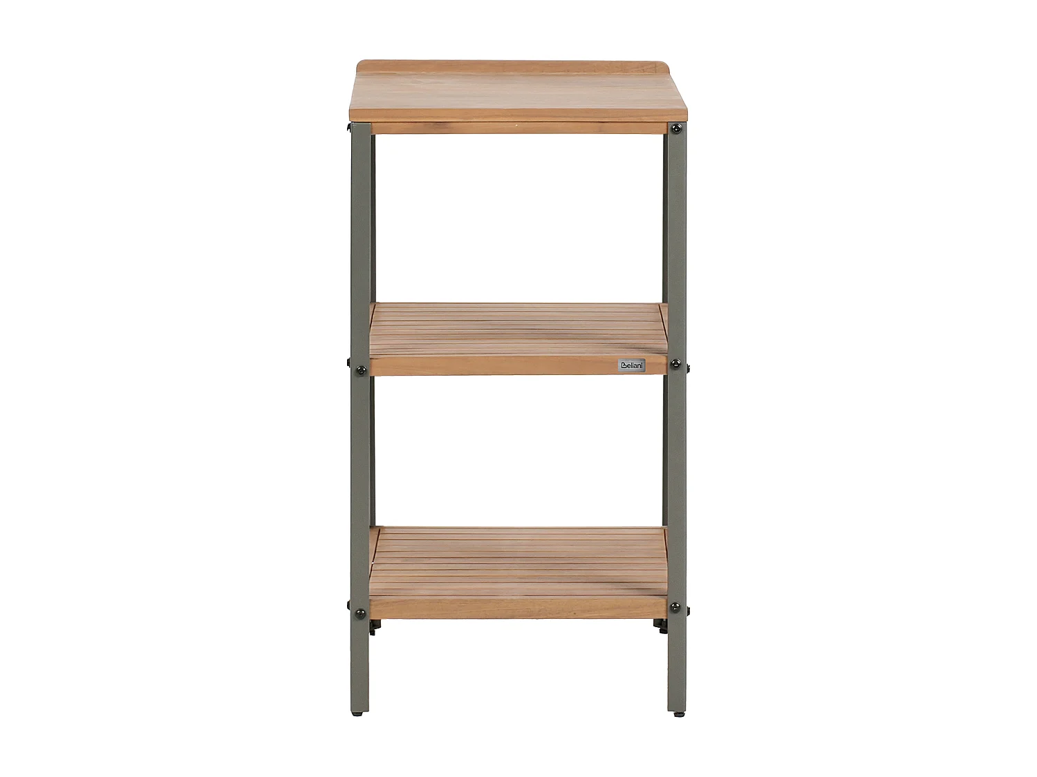 Ilot de cuisine extérieure IVREA Bois d'acacia certifié Marron