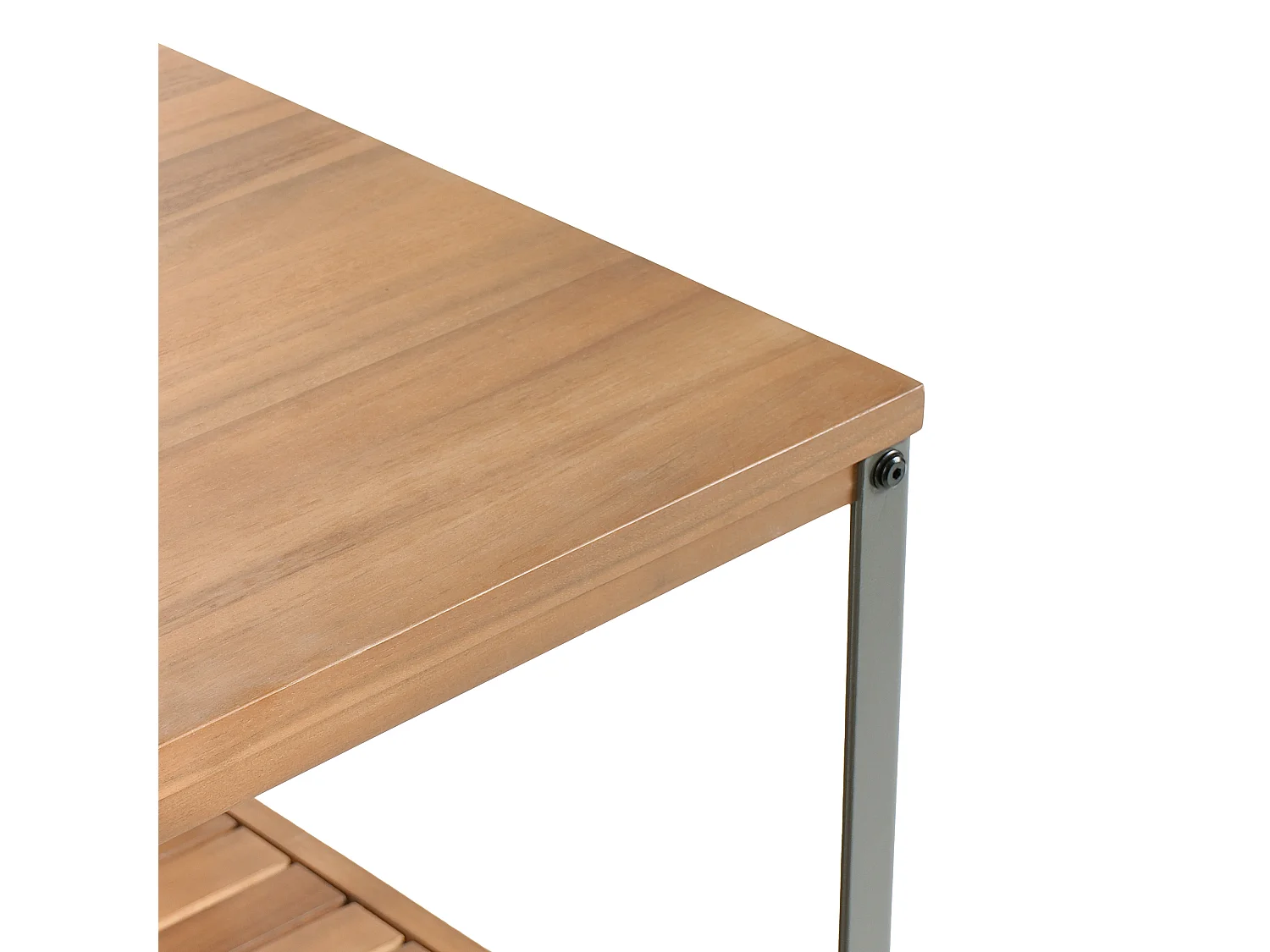 Ilot de cuisine extérieure IVREA Bois d'acacia certifié Marron