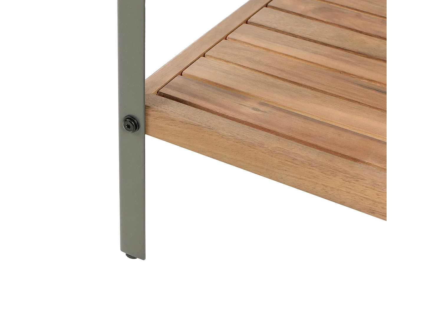 Ilot de cuisine extérieure IVREA Bois d'acacia certifié Marron