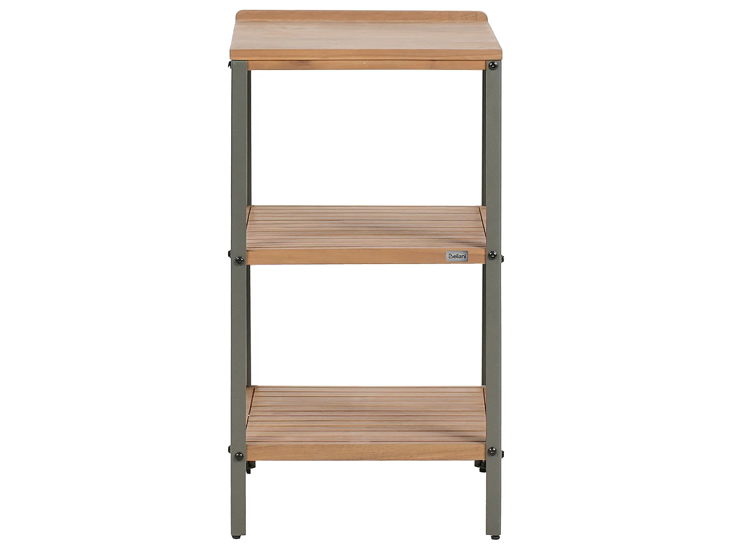 Ilot de cuisine extérieure IVREA Bois d'acacia certifié Marron
