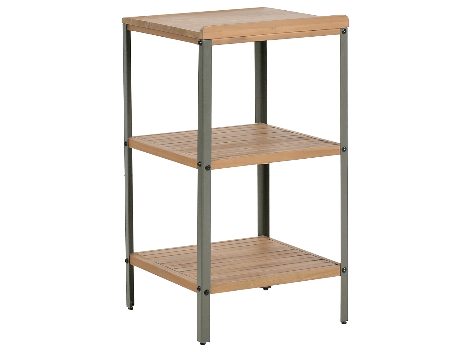 Ilot de cuisine extérieure IVREA Bois d'acacia certifié Marron