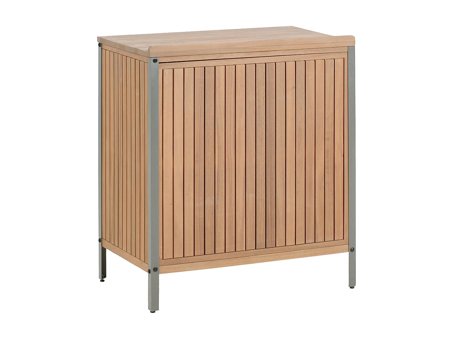 Meuble de cuisine d'extérieur IVREA Bois d'acacia certifié Marron