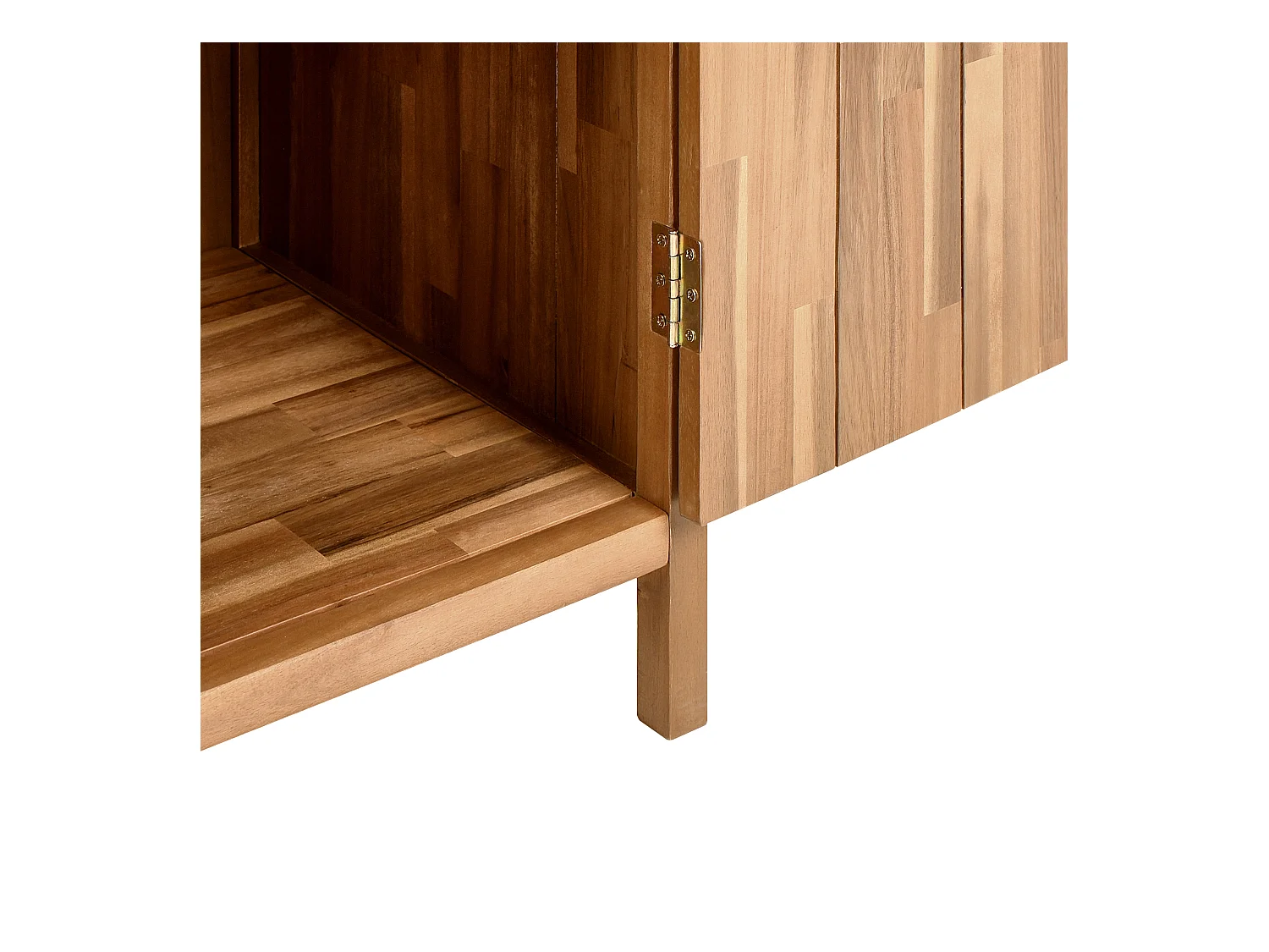 Meuble de cuisine d'extérieur VENOSA Acacia 50 cm 50 cm Marron