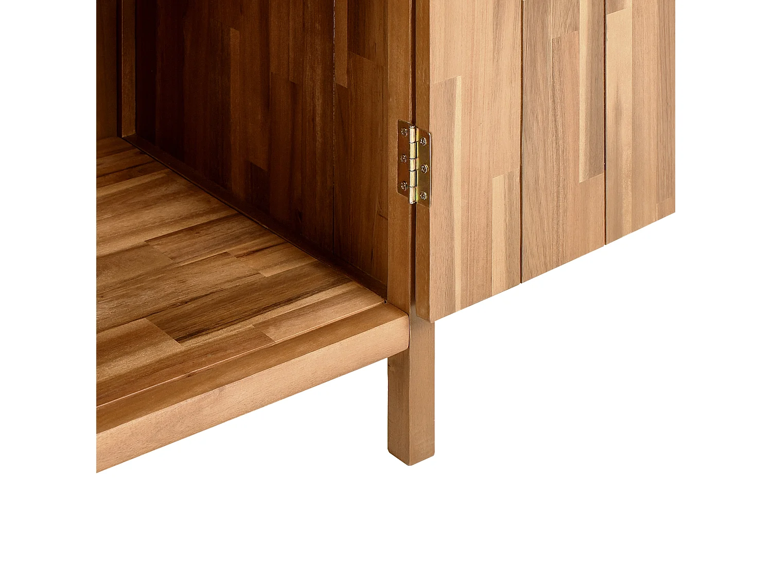 Meuble de cuisine d'extérieur VENOSA Acacia 50 cm 50 cm Marron