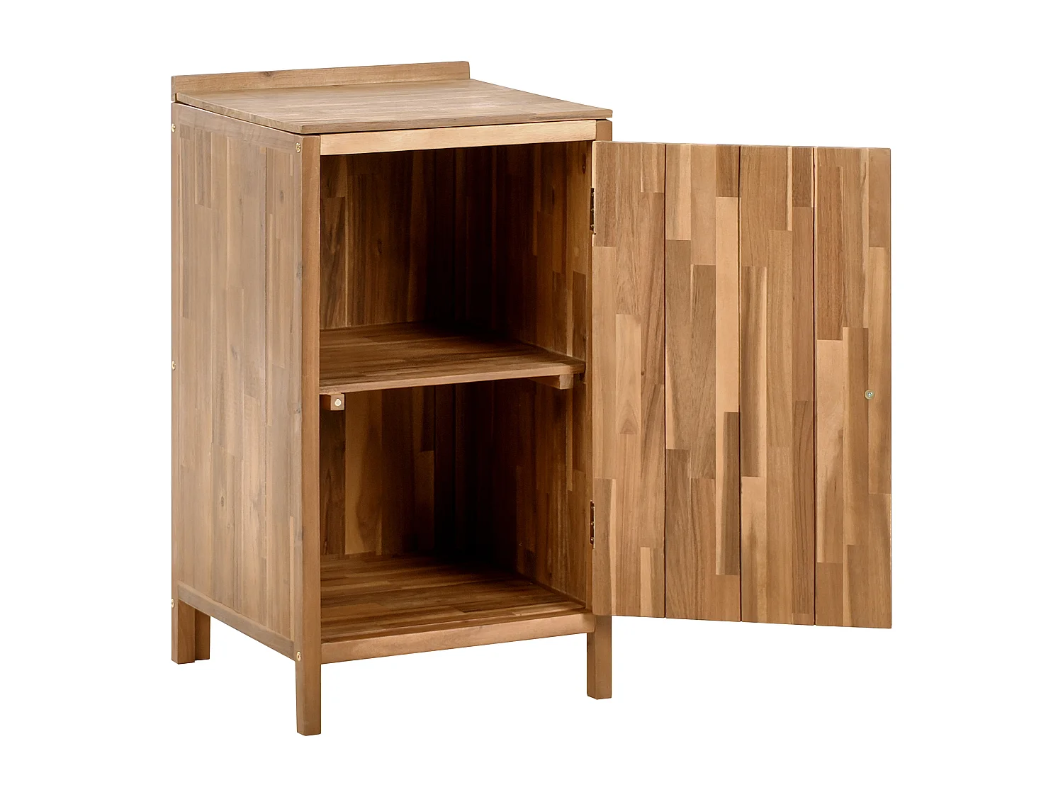 Meuble de cuisine d'extérieur VENOSA Acacia 50 cm 50 cm Marron