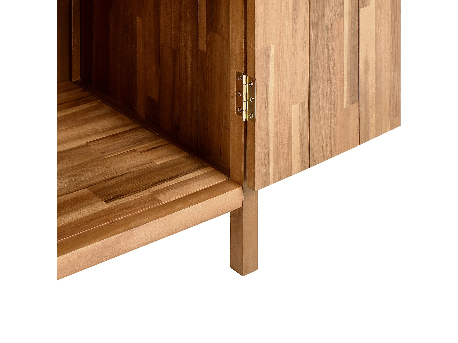 Meuble de cuisine d'extérieur VENOSA Acacia 50 cm 50 cm Marron