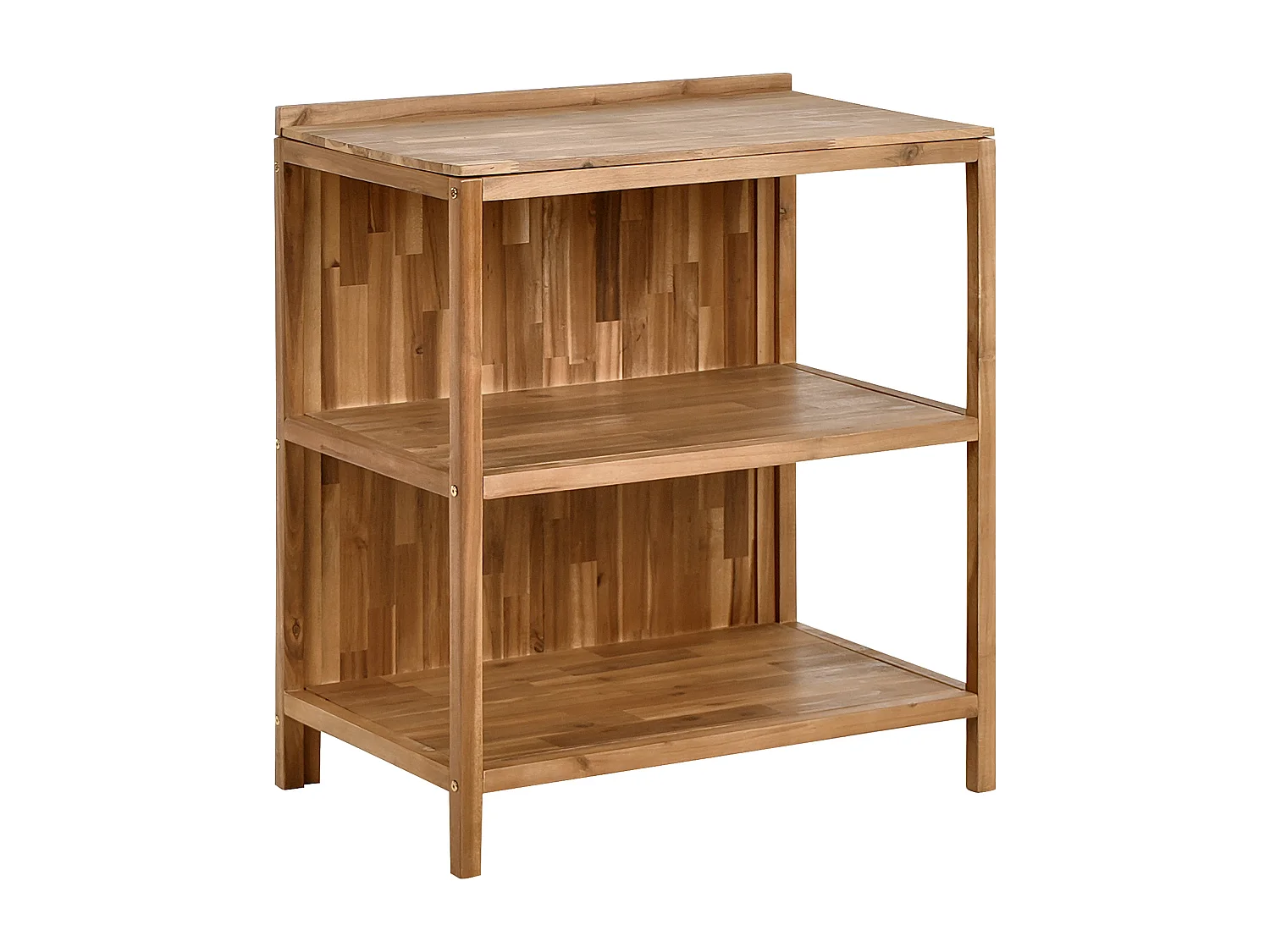 Conjunto de cozinha exterior de 3 peças com lava-louça VENOSA Madeira de acácia Castanho