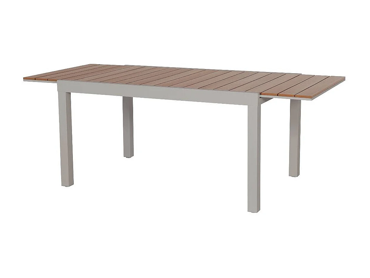 Mesa de jardín lunar en aluminio Ayden