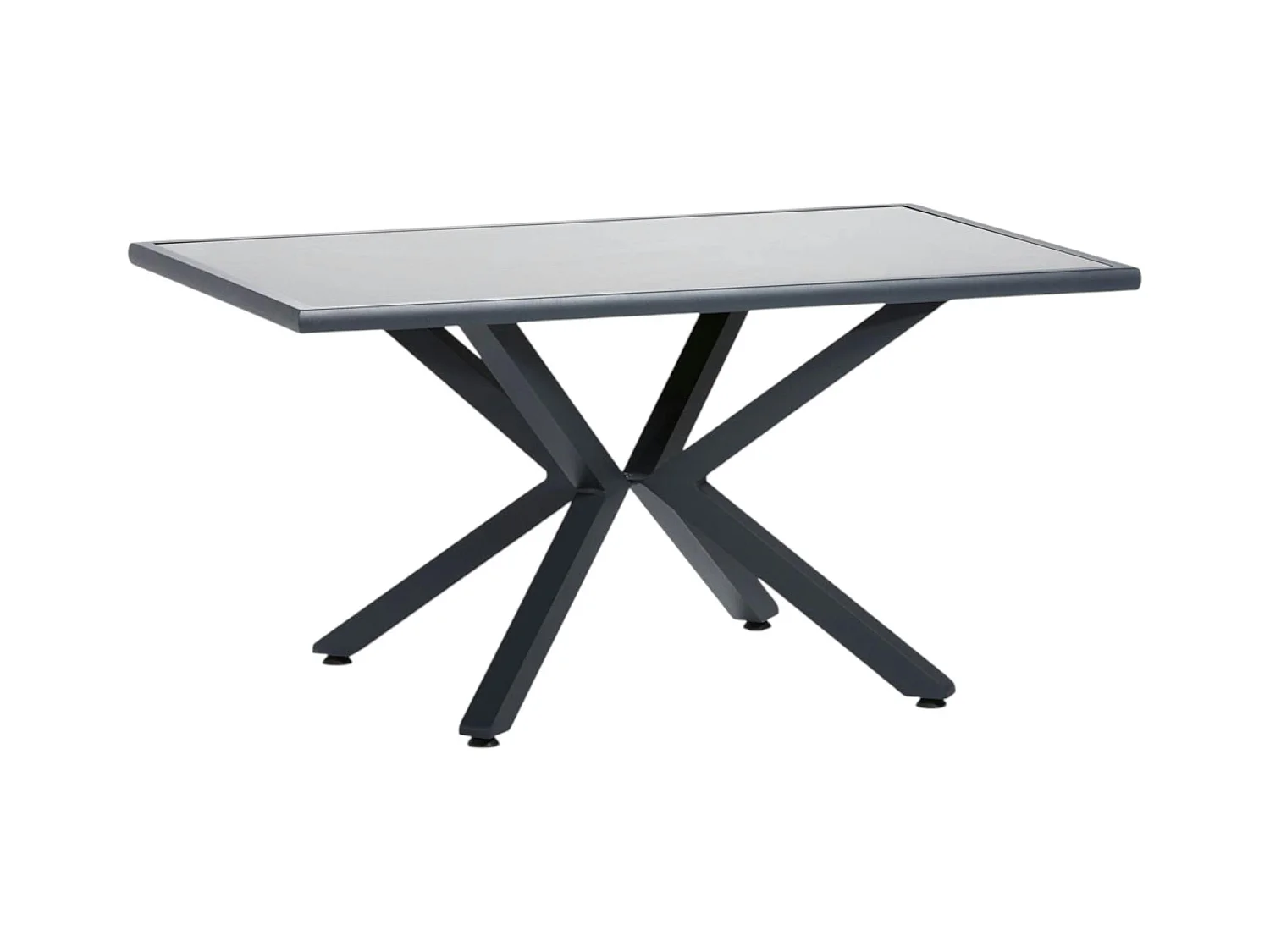 Table de jardin design en aluminium 155 cm LOS