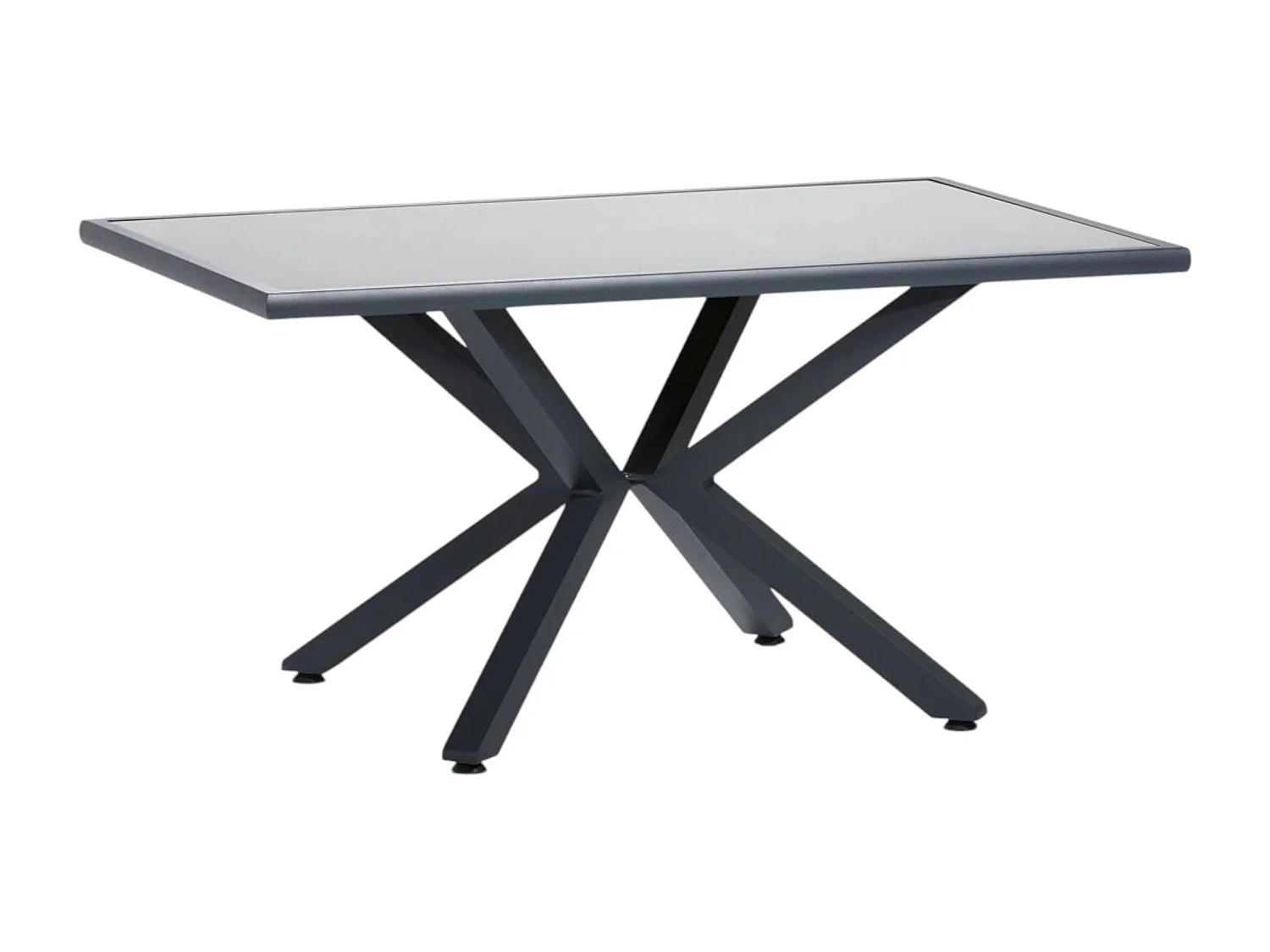 Table de jardin design en aluminium 155 cm LOS