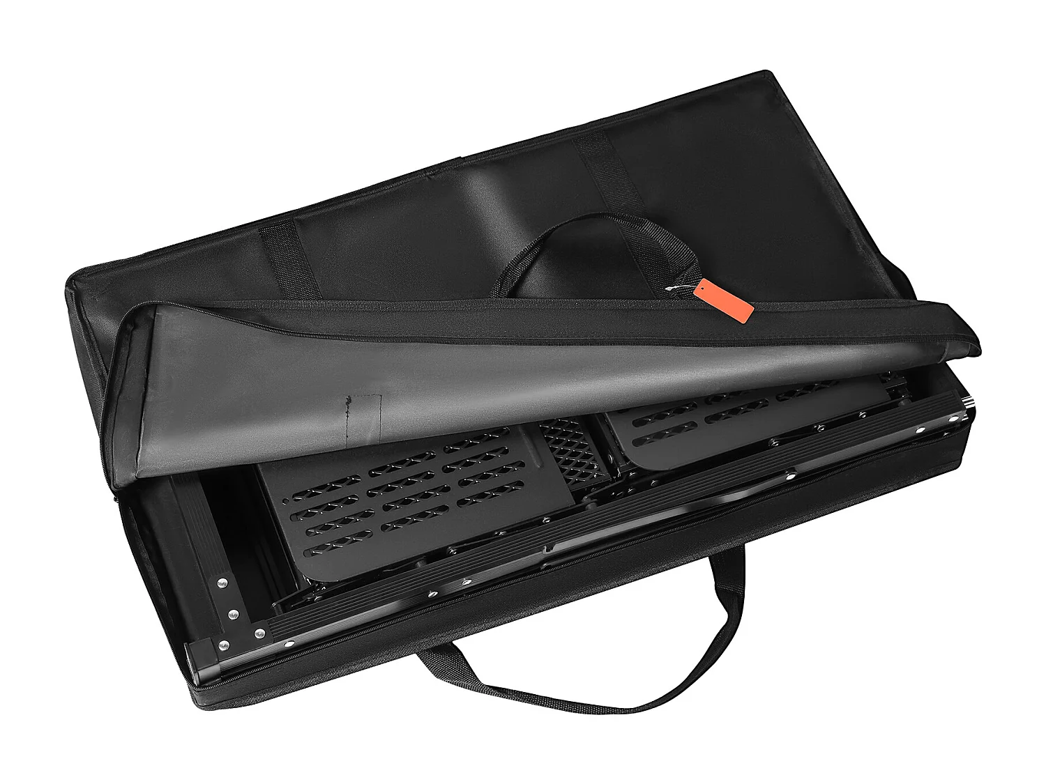 Table de Cuisine de Camping Portable SucceBuy, Station de Cuisson Portable avec 5 Tables et 2 Étagères