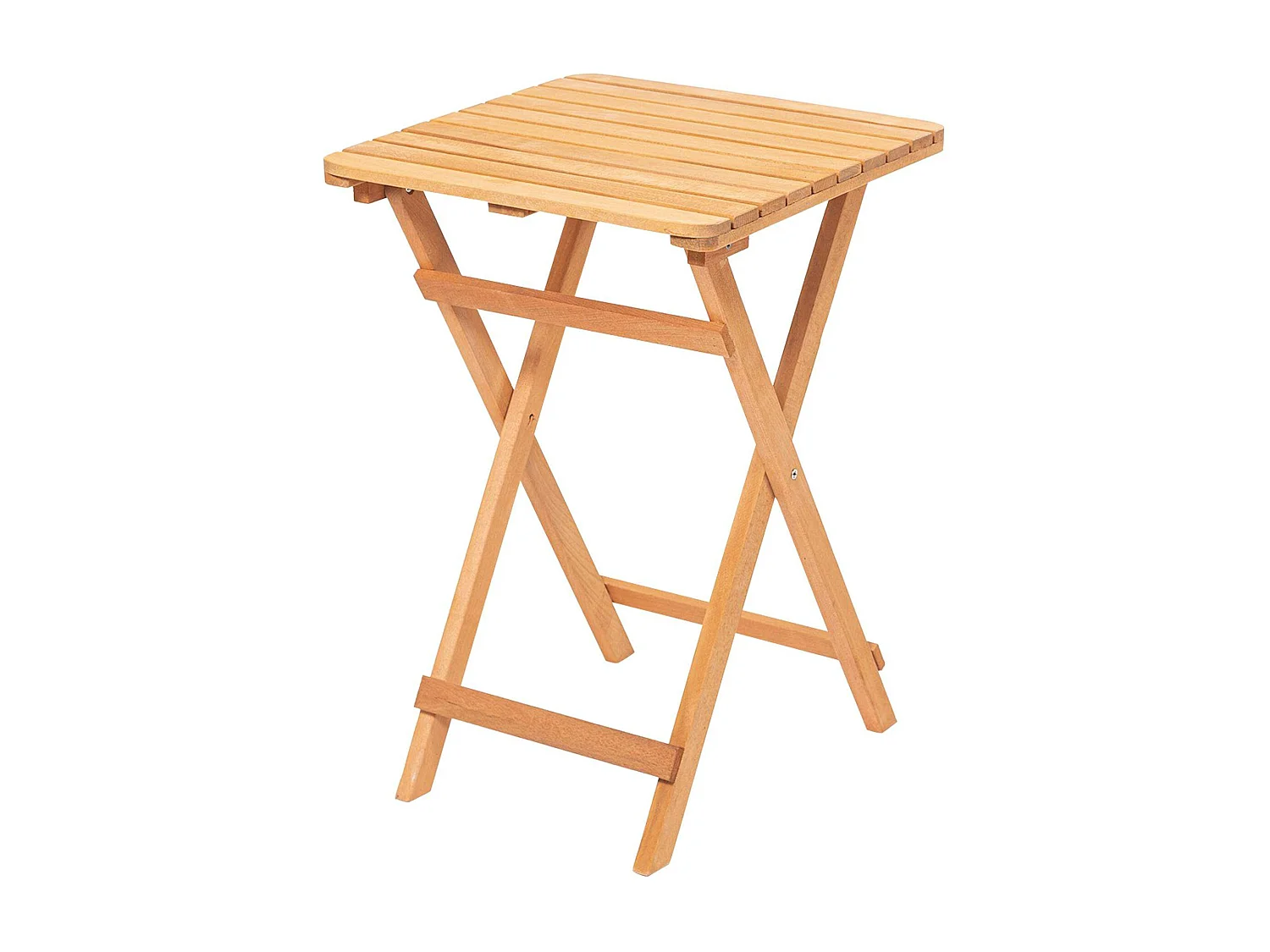 Petite table de jardin pliante en bois 50 cm SORA