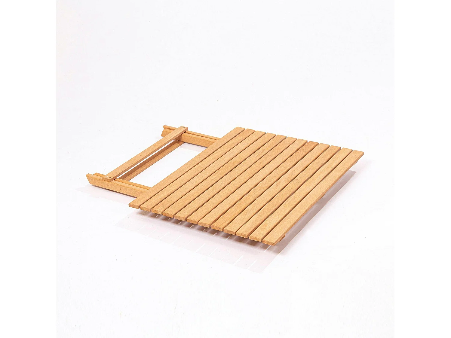 Petite table de jardin pliante en bois 80 cm SORA