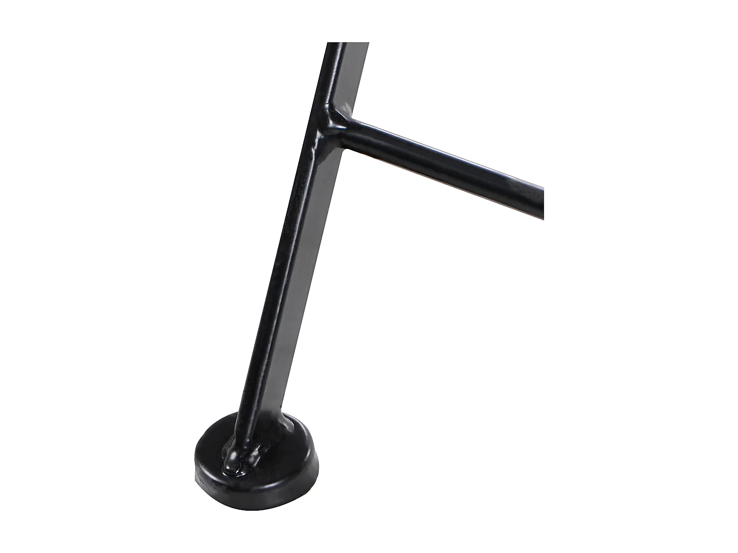 Lot de 2 chaises de jardin CORIANO Pliant Métal Noir