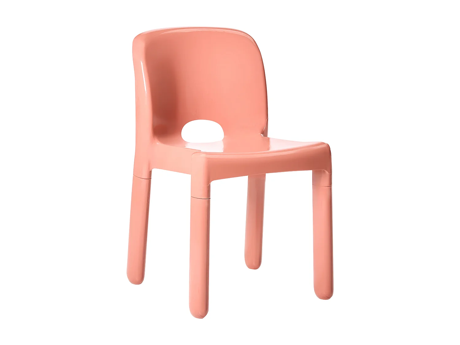 Lot de 4 chaises de jardin BETIM Corail