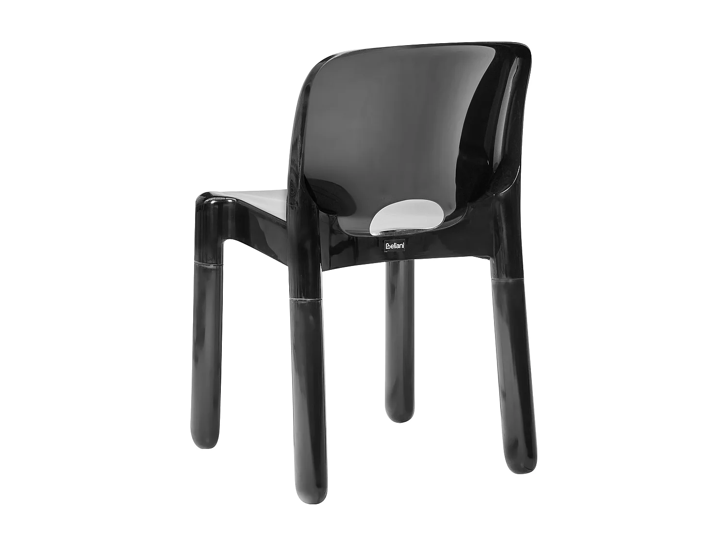 Lot de 4 chaises de jardin BETIM Noir