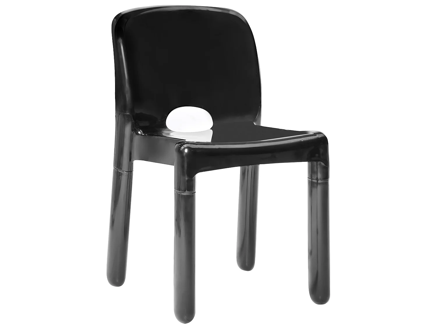 Conjunto de 4 cadeiras de jardim BETIM Preto