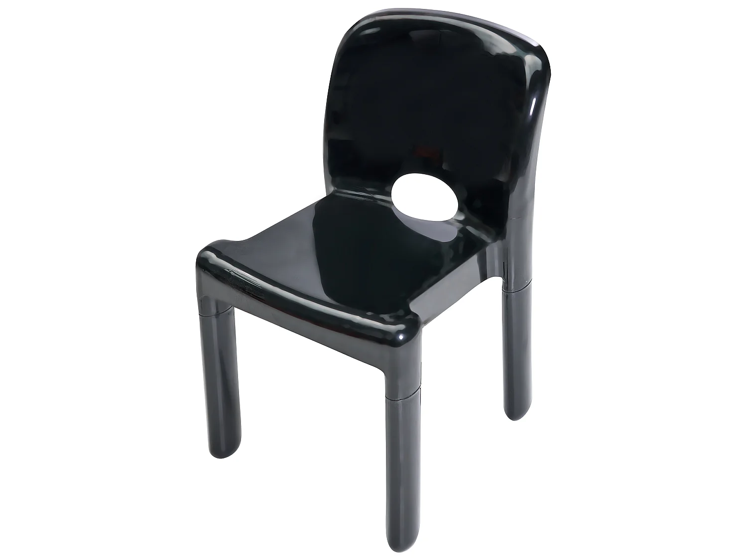Conjunto de 4 cadeiras de jardim BETIM Preto